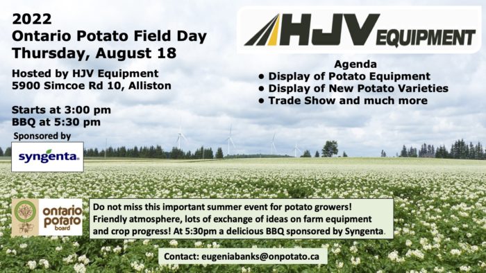 Ontario Potato Field Day 2022