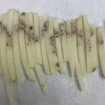 French fries with necrotic viruses
