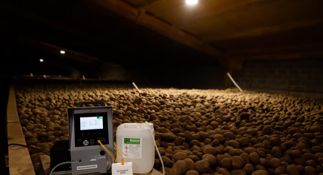 Restrain machine in potato storage